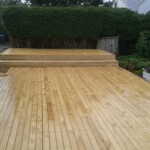 Deck with boxed steps Deck with boxed steps