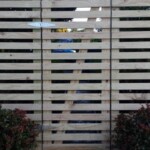 Trellis fence gate Trellis fence gate