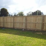 Northumberland fence - roughsawn - back Northumberland fence - roughsawn - back