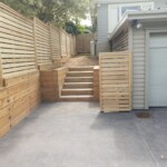 Retaining Trellis Panels Steps